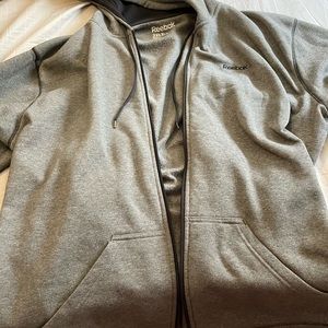 Rebok mens plus size hoodie grey 3x